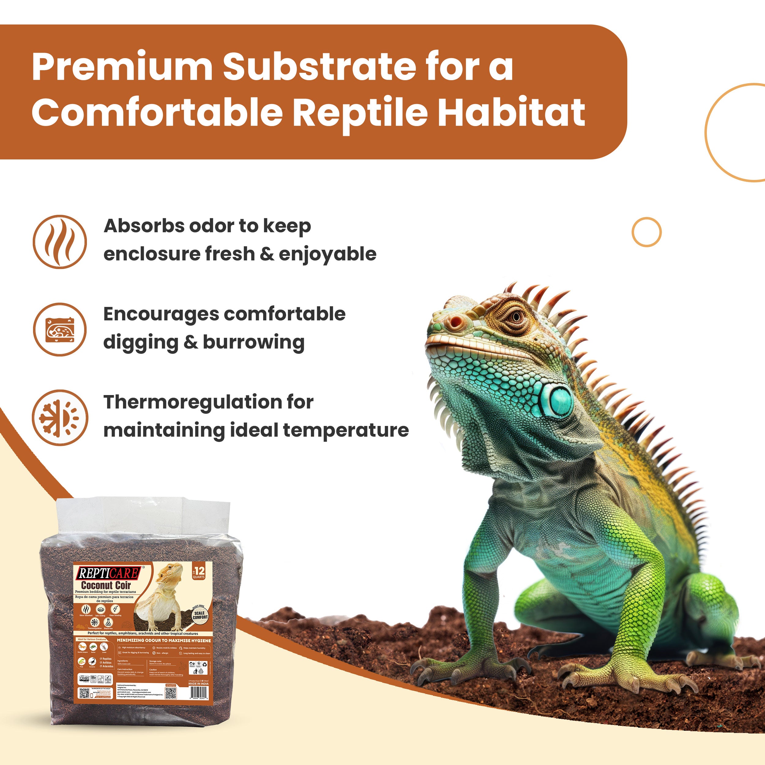 Coconut fiber Bedding for Bearded Dragons | Gro-med – Gro-Med